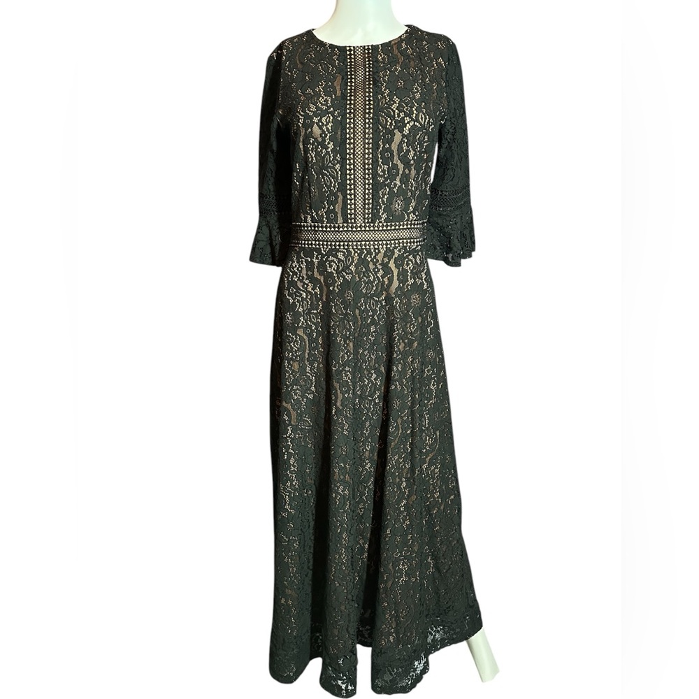 Elegant Black Lace Dress